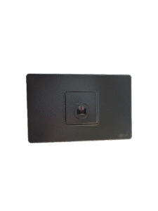 TOMA TELEFONO SENCILLA NEGRO PLUS