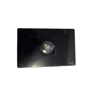TOMA COAXIAL TV ZAFIRO VIDRIO NEGRA