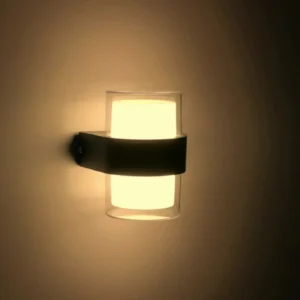 Aplique pared #8 acrílico redondo luz cálida