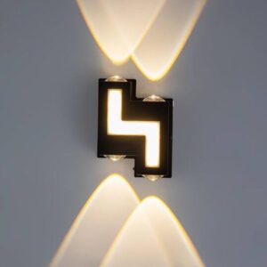 APLIQUE PARED 4W LUZ CALIDA ZIGZAG